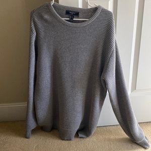 Grey knit sweater